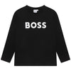 Boss T-Shirt L/S Logo Black