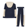 Boss Trackset Multicolour Blocks Navy Beige White