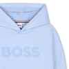 Boss Sweater Hooded Logo Blue