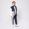 Boss Jacket Sleeveless Puffer Navy