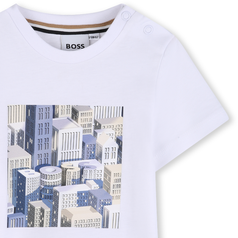 Boss Tshirt Graphic White