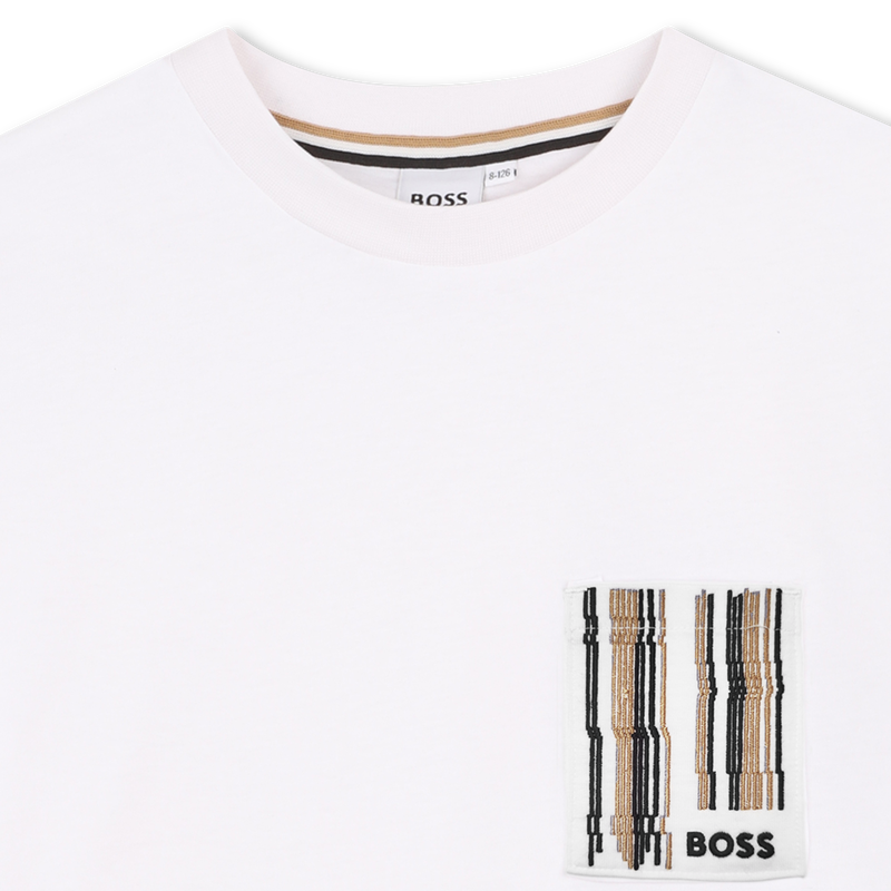 Boss Tshirt Crew Neck White