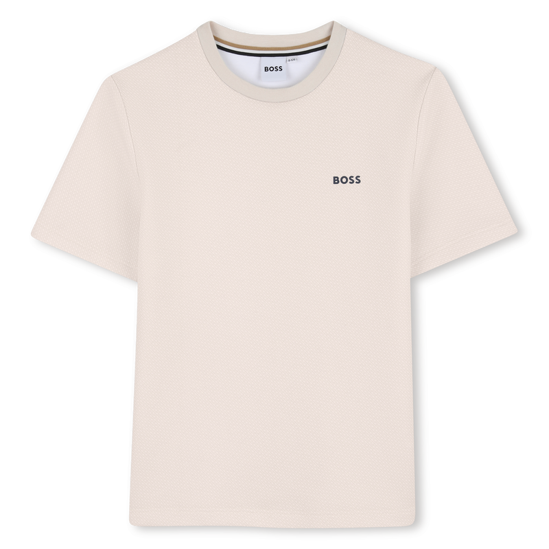 Boss Tshirt Small Logo Beige