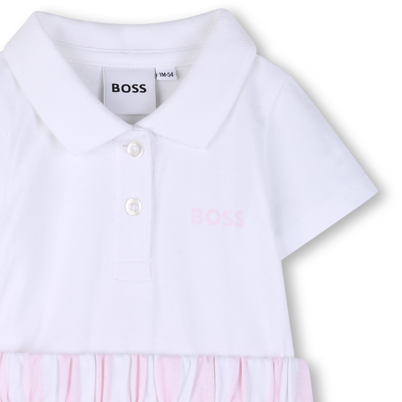 Boss Set Golfer & Skirt Whitepink