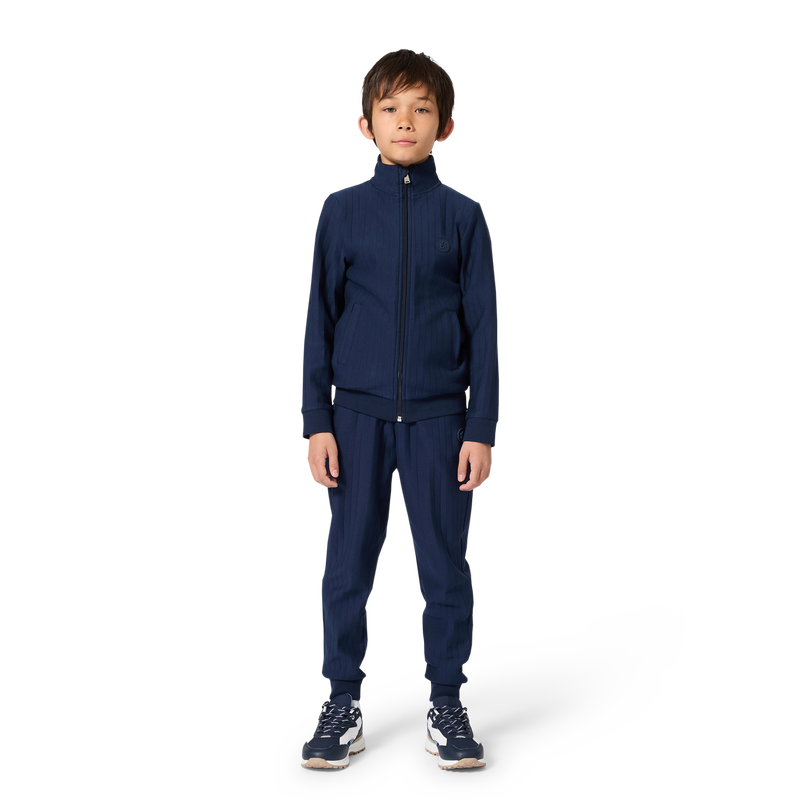 Boss Track Pants Rubber Logo Navy