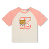 Kenzo Set T-Shirt And Trackpants Varsity Pink White