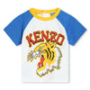 Kenzo Short Sleeve T-Shirt Tiger White & Blue