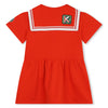 Kenzo Dress Sailor Patches Red