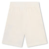 Kenzo Shorts Circle Logo Ivory White