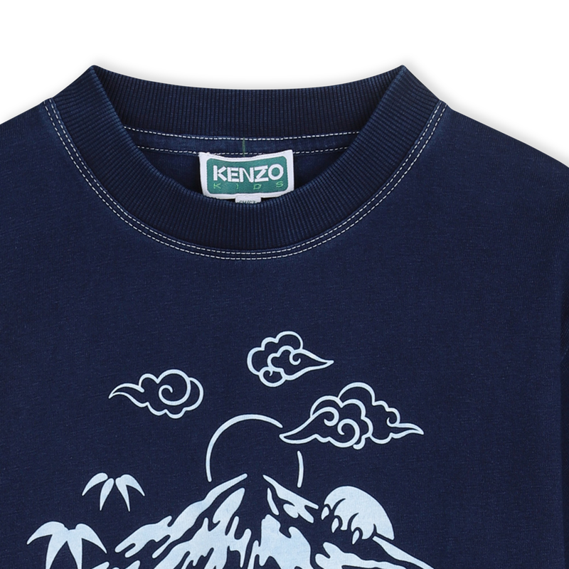 Kenzo Tshirt Logo Blue