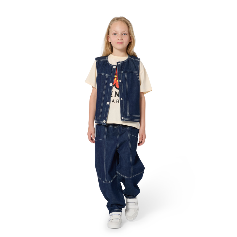 Kenzo Pants Denim Blue