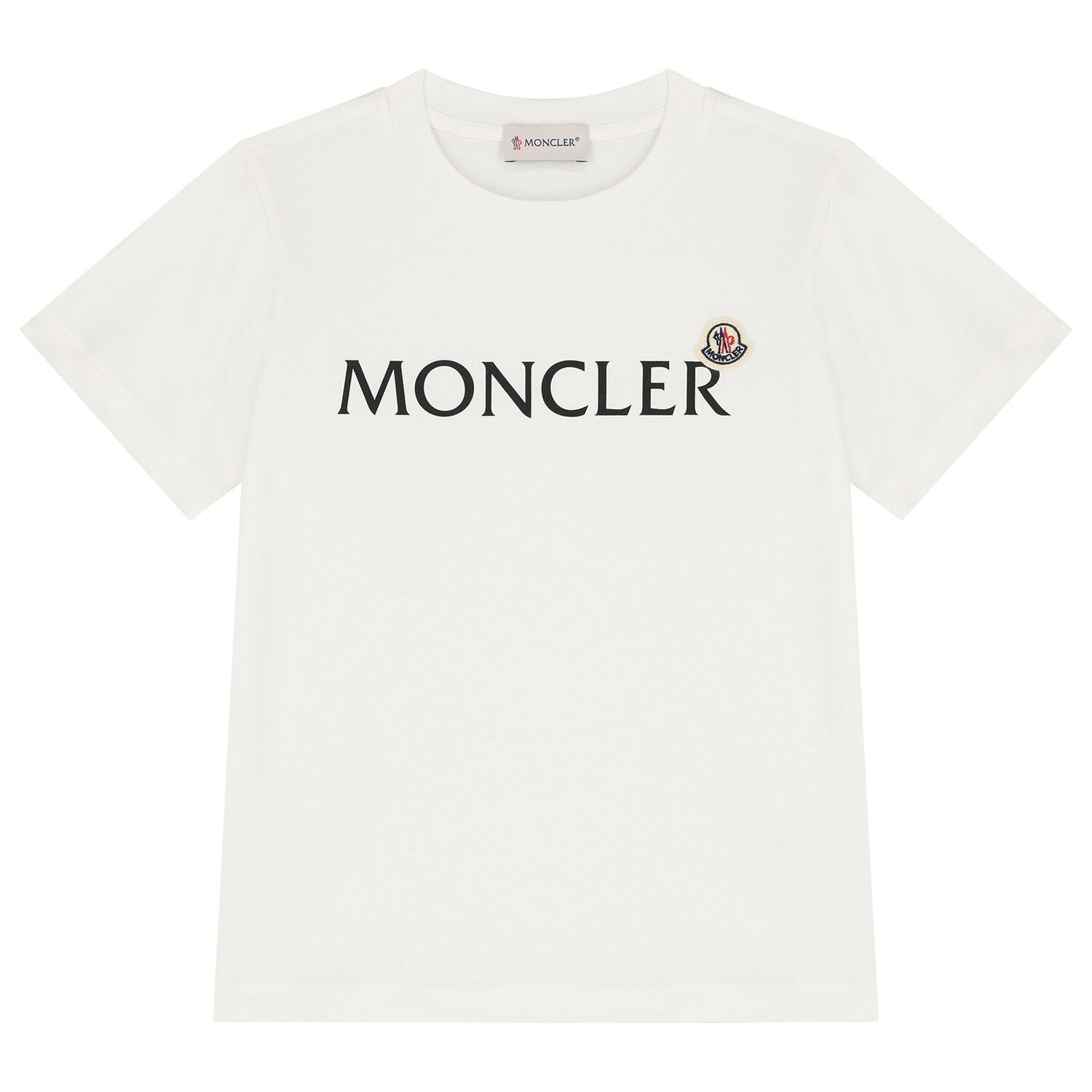 Moncler Tshirt Logo White