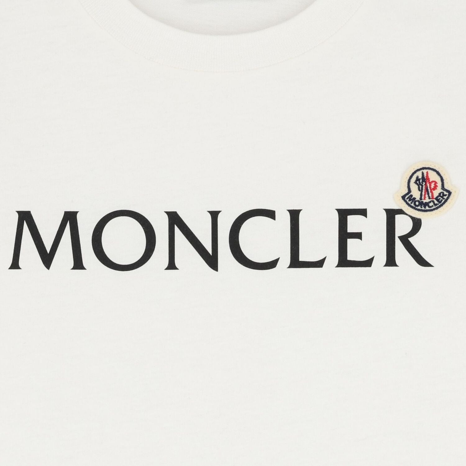 Moncler Tshirt Logo White