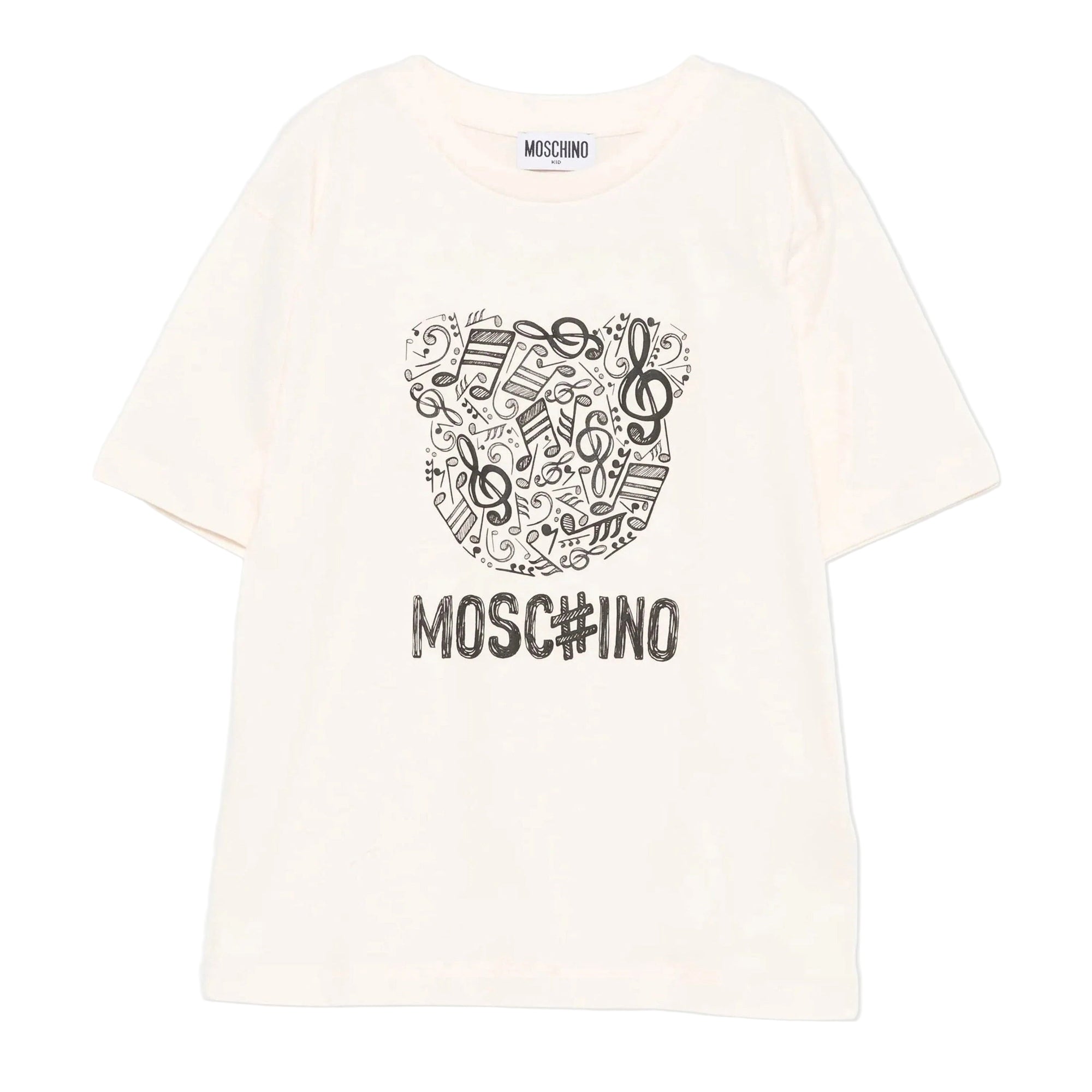 Moschino Tshirt Graphic Print Offwhite