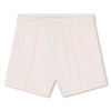 Lanvin Shorts Embroided Logo Pink