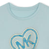 Michael Kors T-Shirt Logo Pale Blue