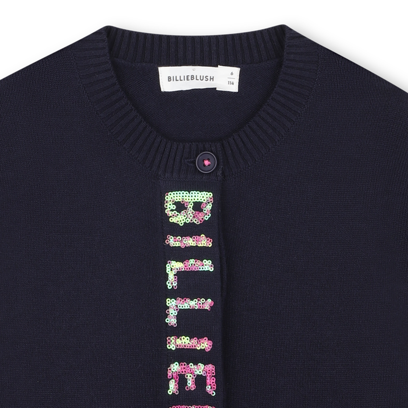 Billieblush Sweater Logo Navy