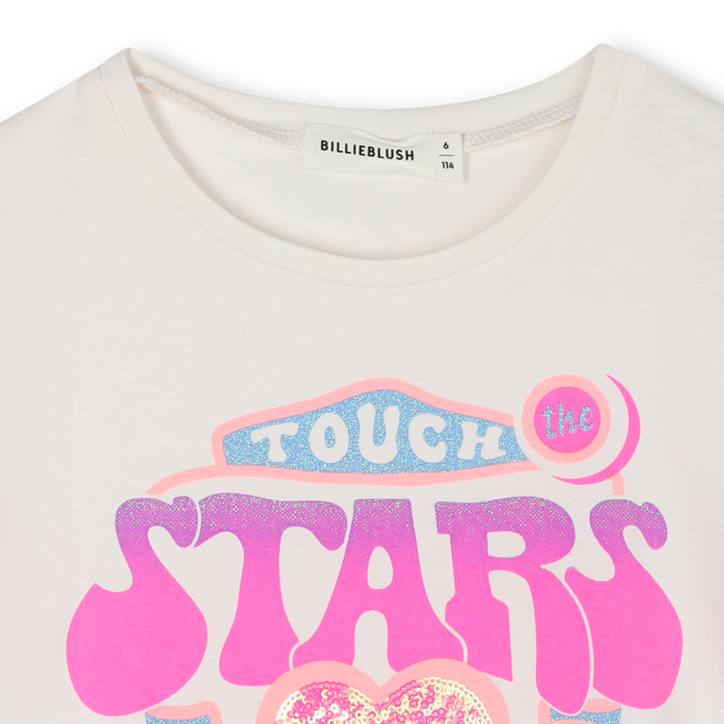 Billieblush Tshirt Stars Ivory