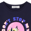 Billieblush Tshirt Pony Slogan Navy