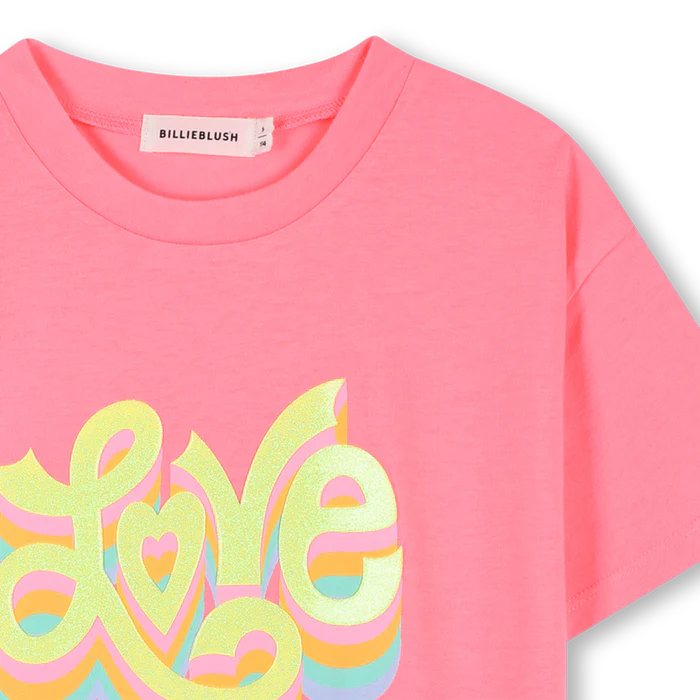 Billieblush Tshirt Love Rose Pink