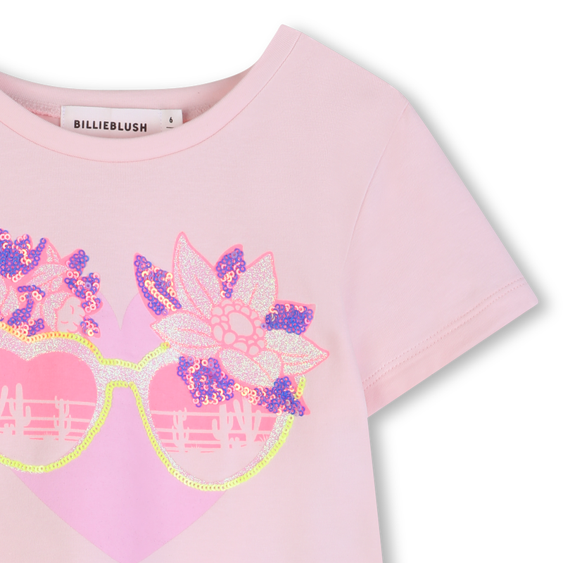 Billieblush Tshirt Heart Baby Pink