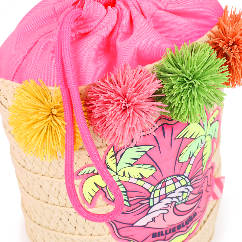 Billieblush Bag Pom Pom Pearl Shell Multi