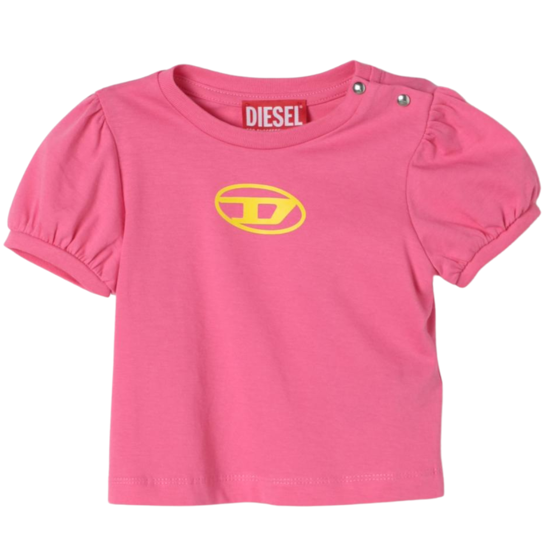 Diesel T-Shirt Logo Pink