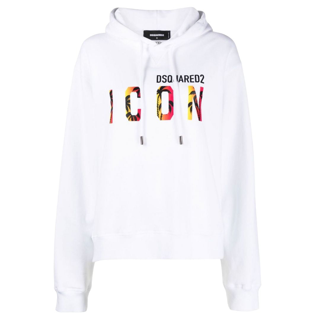 Dsquared2 Sweater Icon Tropical White