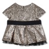 Karl Lagerfeld Top Fancy Blouse Light Gold