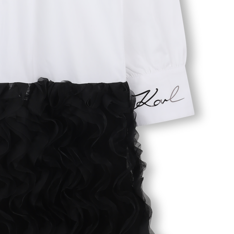 Karl Lagerfeld Dress Whiteblack