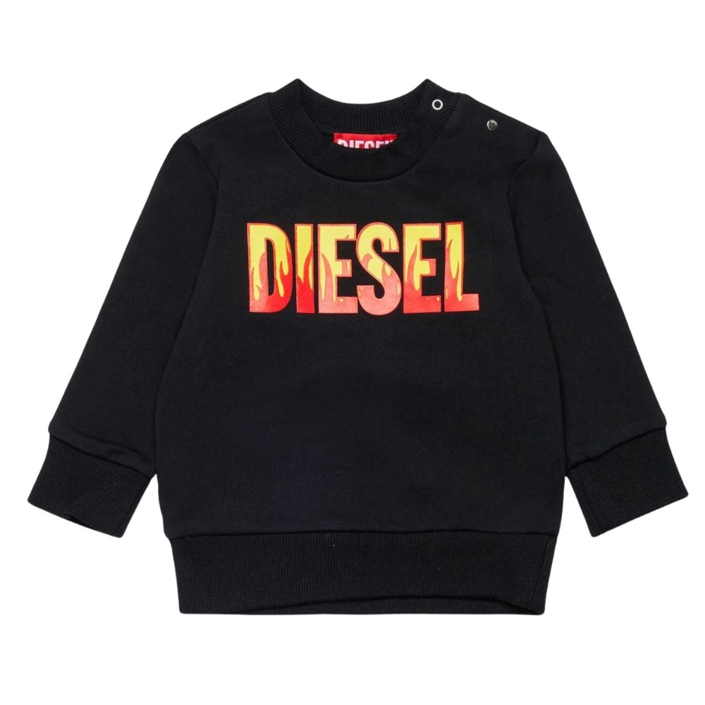 Diesel Sweater Dirb Logo Black