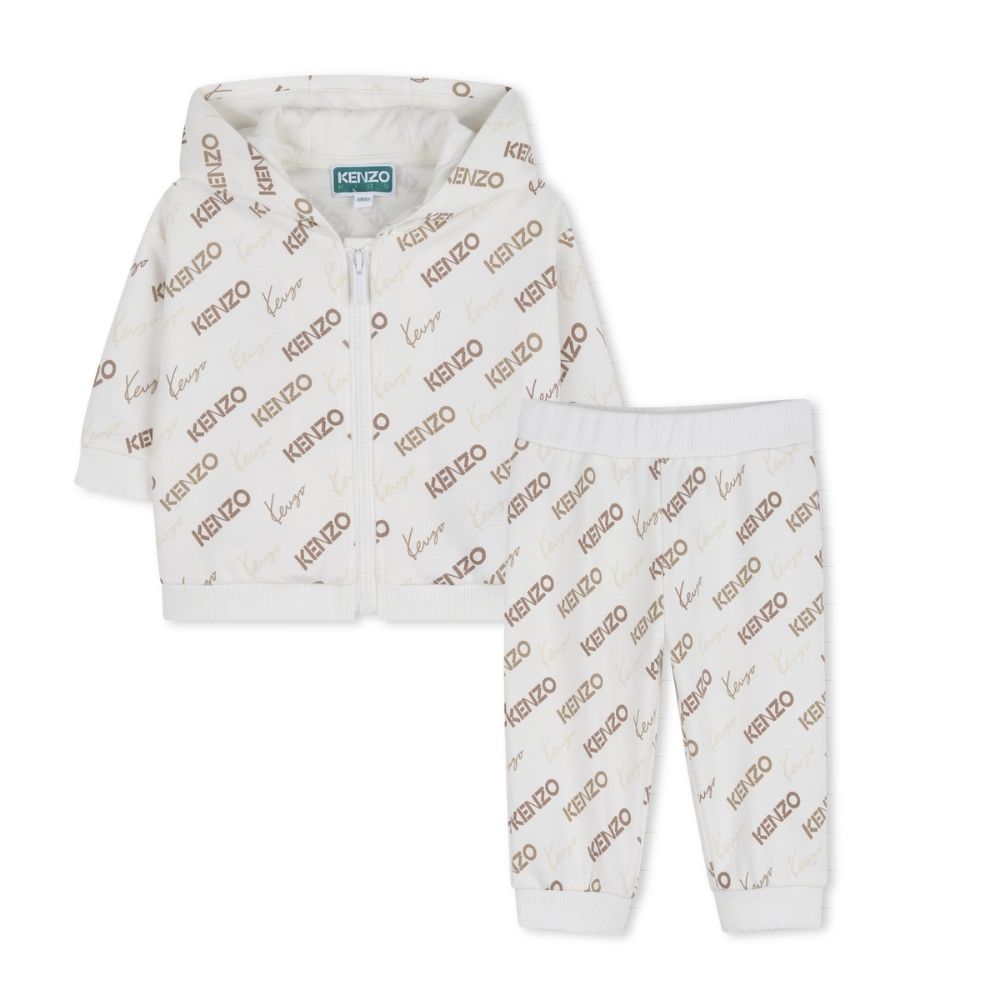 Kenzo Tracksuit Allover Print Offwhite