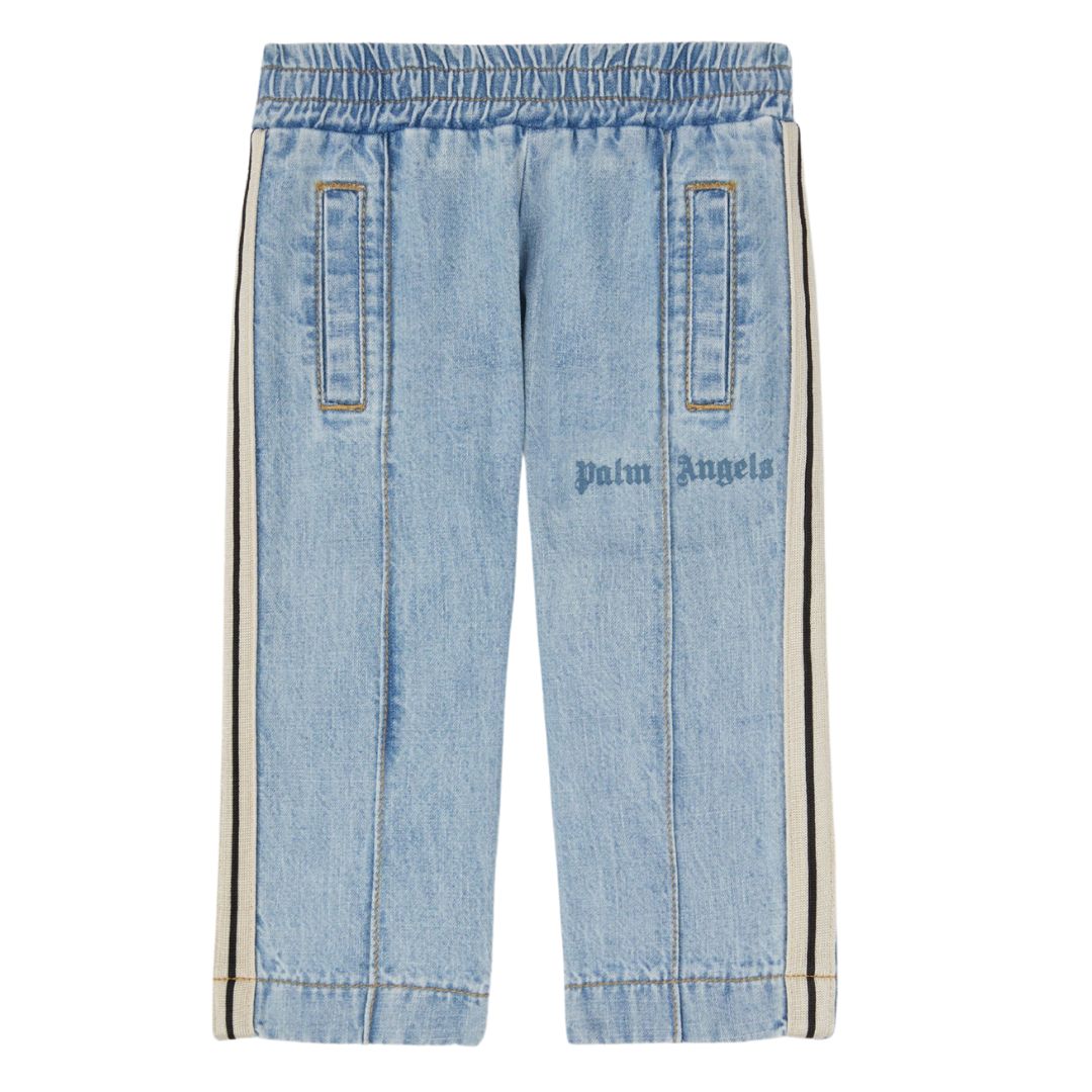 Palm Angels Pants Chambray Blue