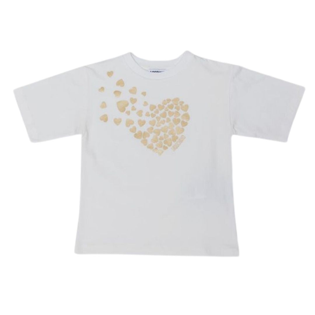 Moschino T-Shirt Heart White