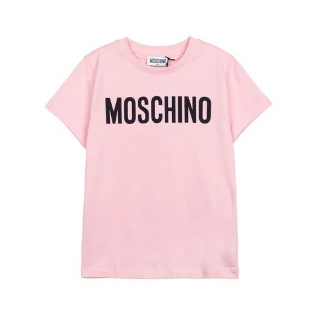 Moschino Tshirt Unisex Logo Pink