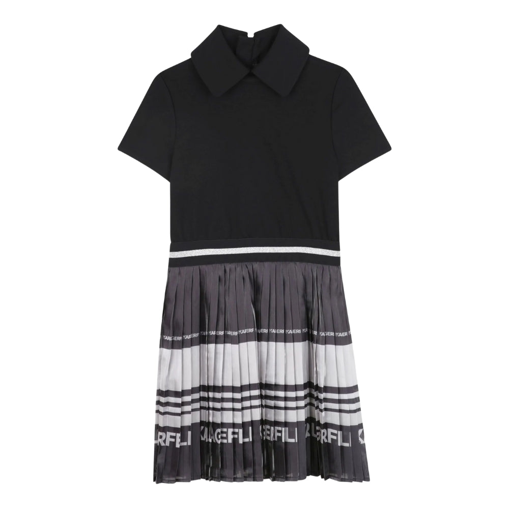 Karl Lagerfeld Dress Logo Blackcharcoal Grey