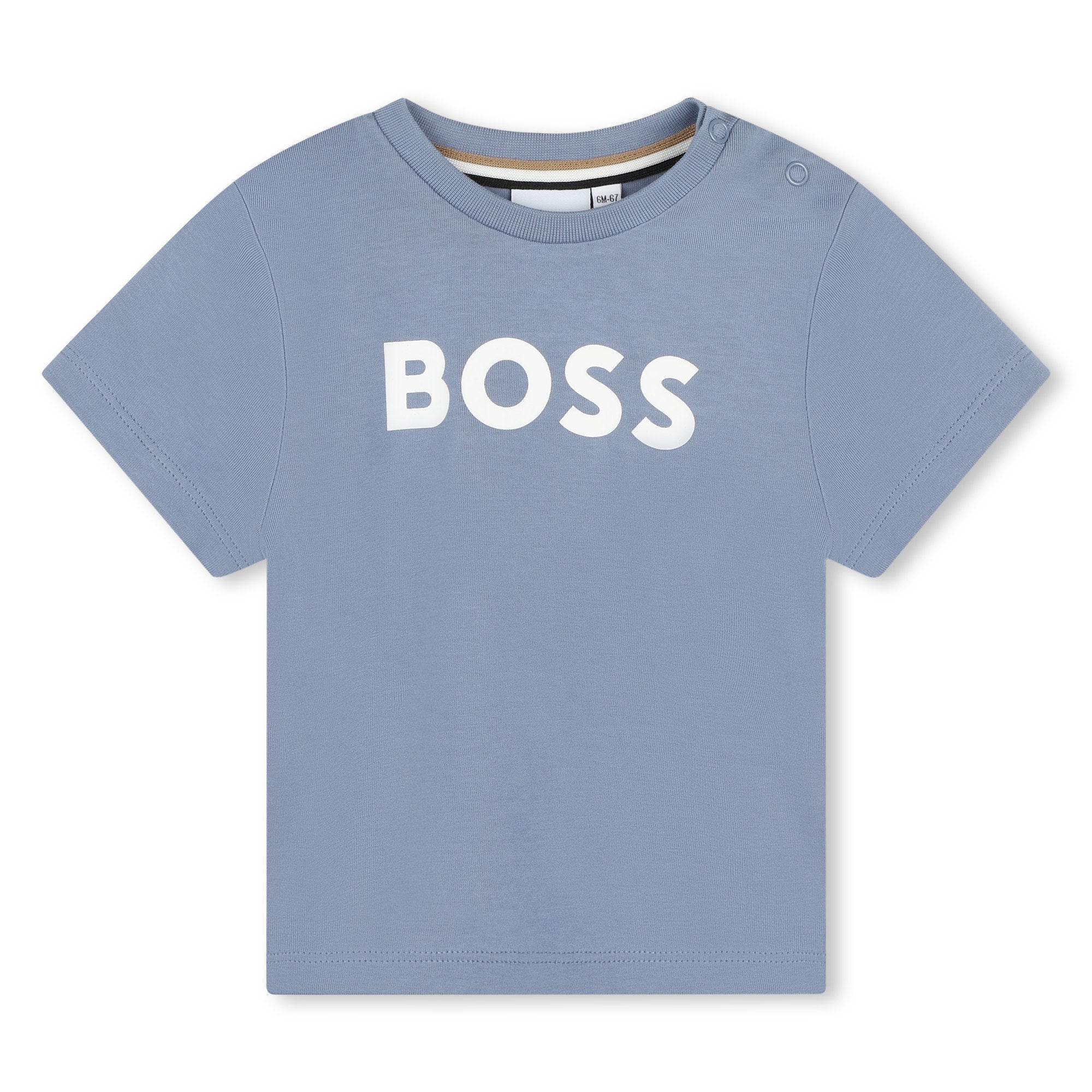 Boss T-Shirt Bold Logo Medium Grey