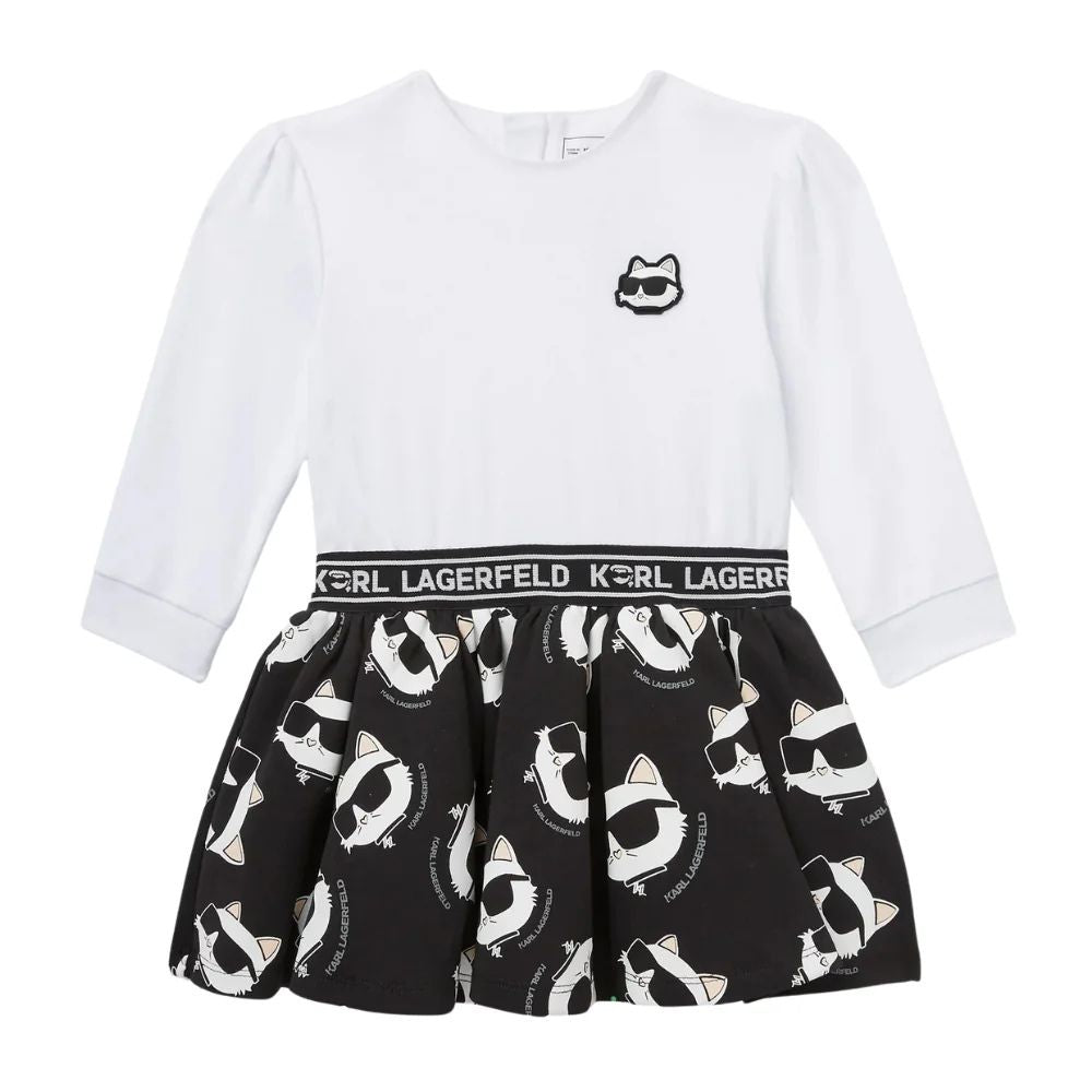 Karl Lagerfeld Dress Black-White