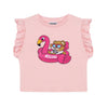 Moschino Jersey Flamingo Pink