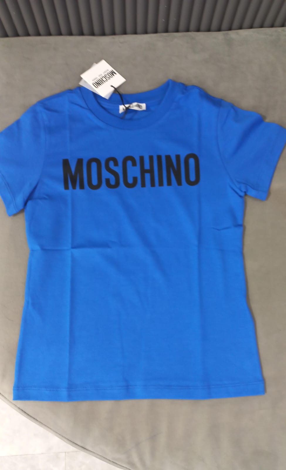 Moschino Tshirt Logo Blue