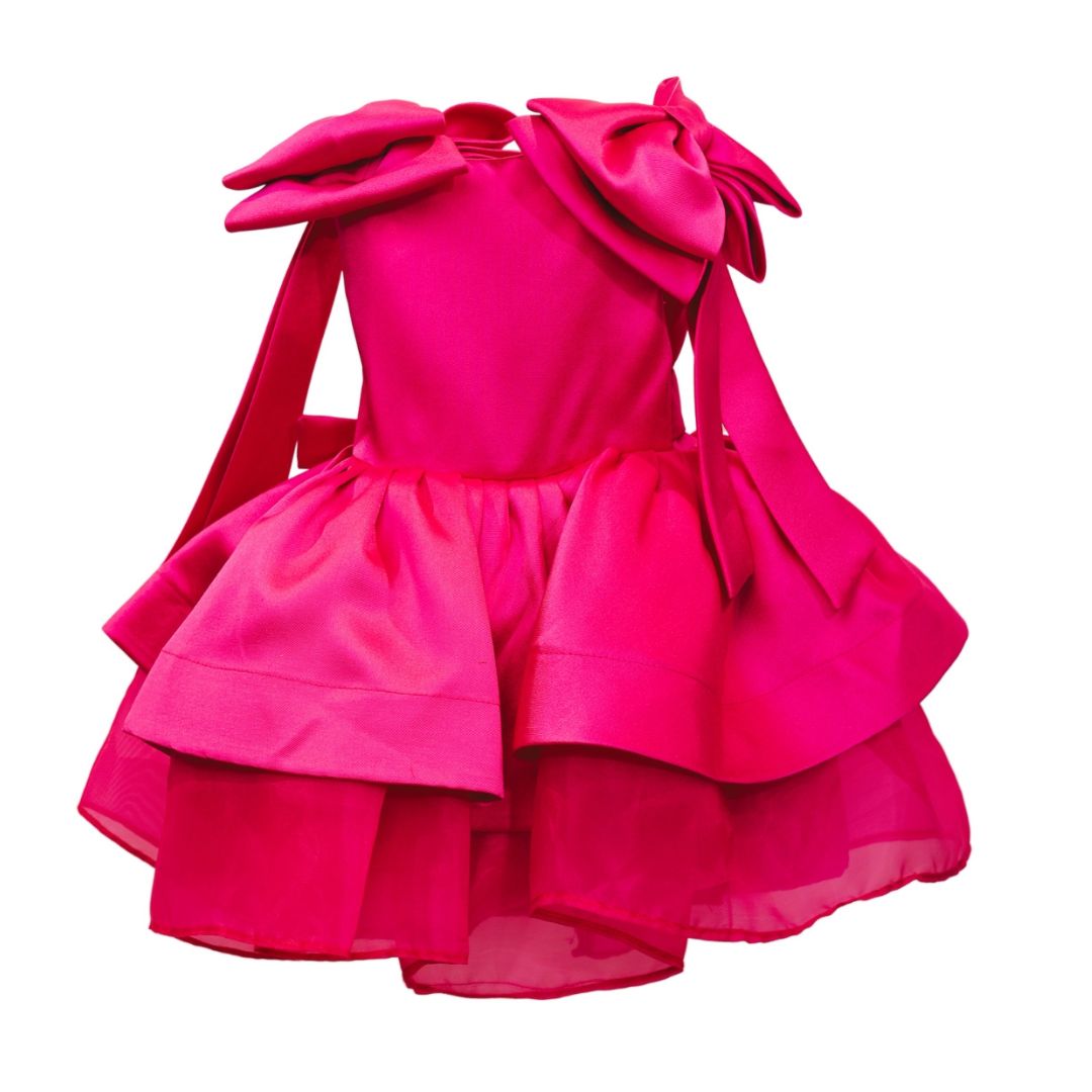 Mio Mondo Dress Sophia Cerise Pink