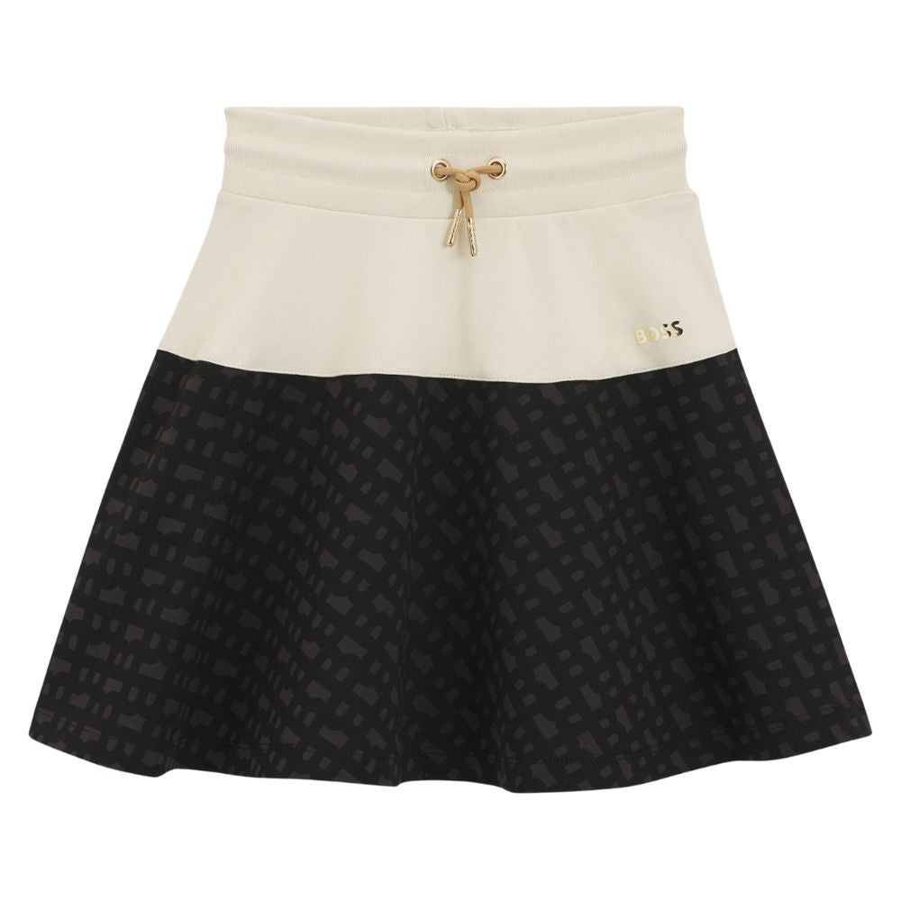Boss Skirt Black-White