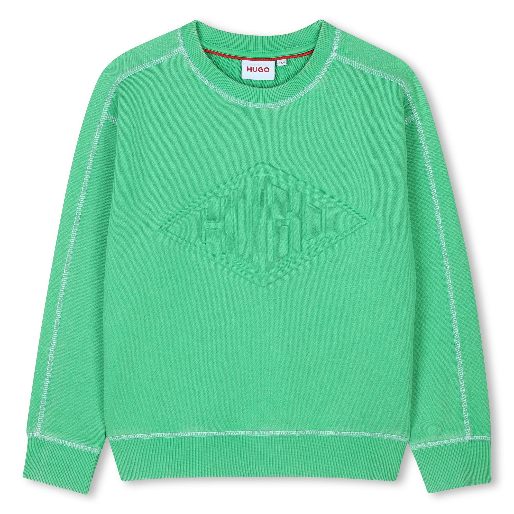 Hugo Sweater Logo Green