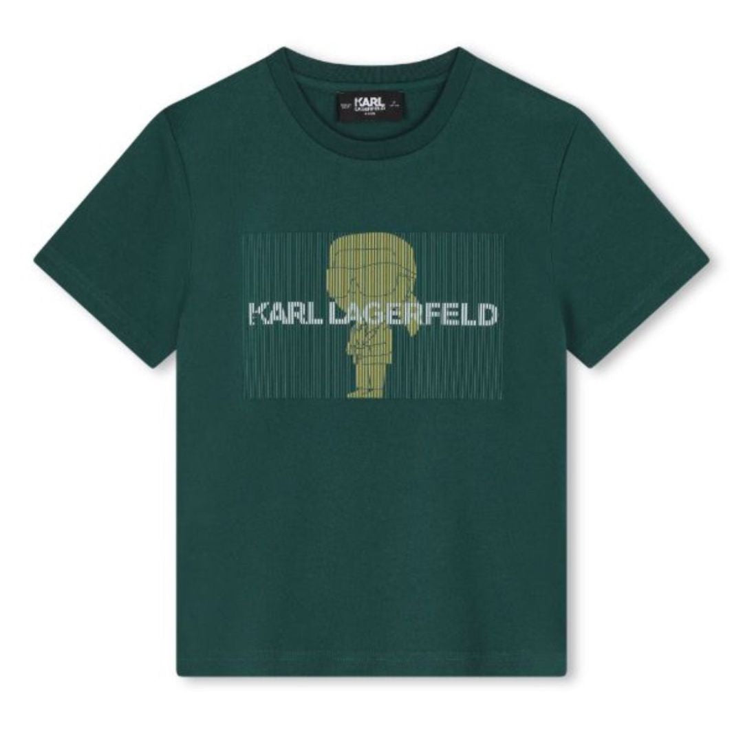 Karl Lagerfeld T-Shirt Logo Green