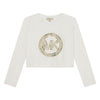 Michael Kors T-Shirt Long Sleeve Logo White