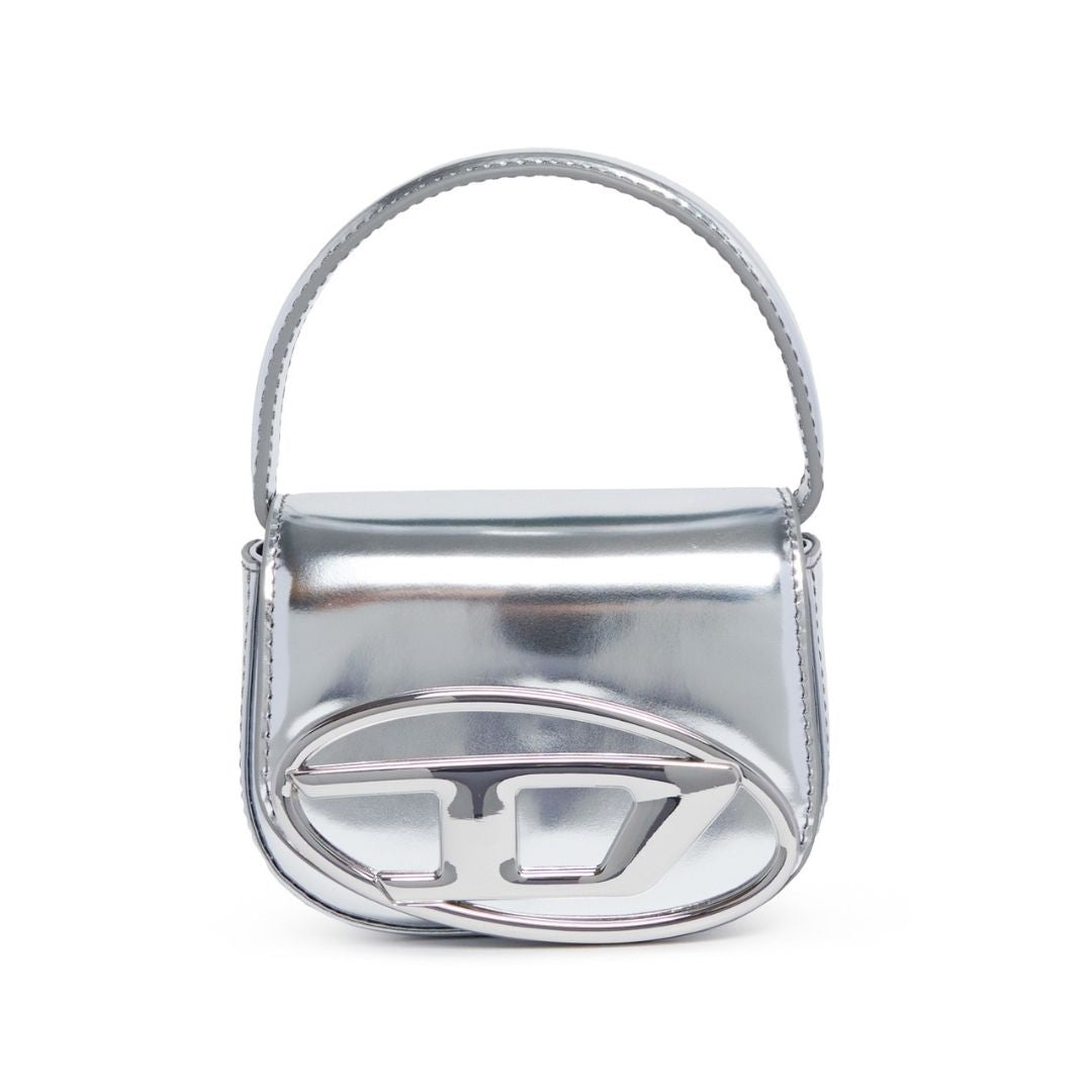 Diesel Bag Sholuder Logo Silver