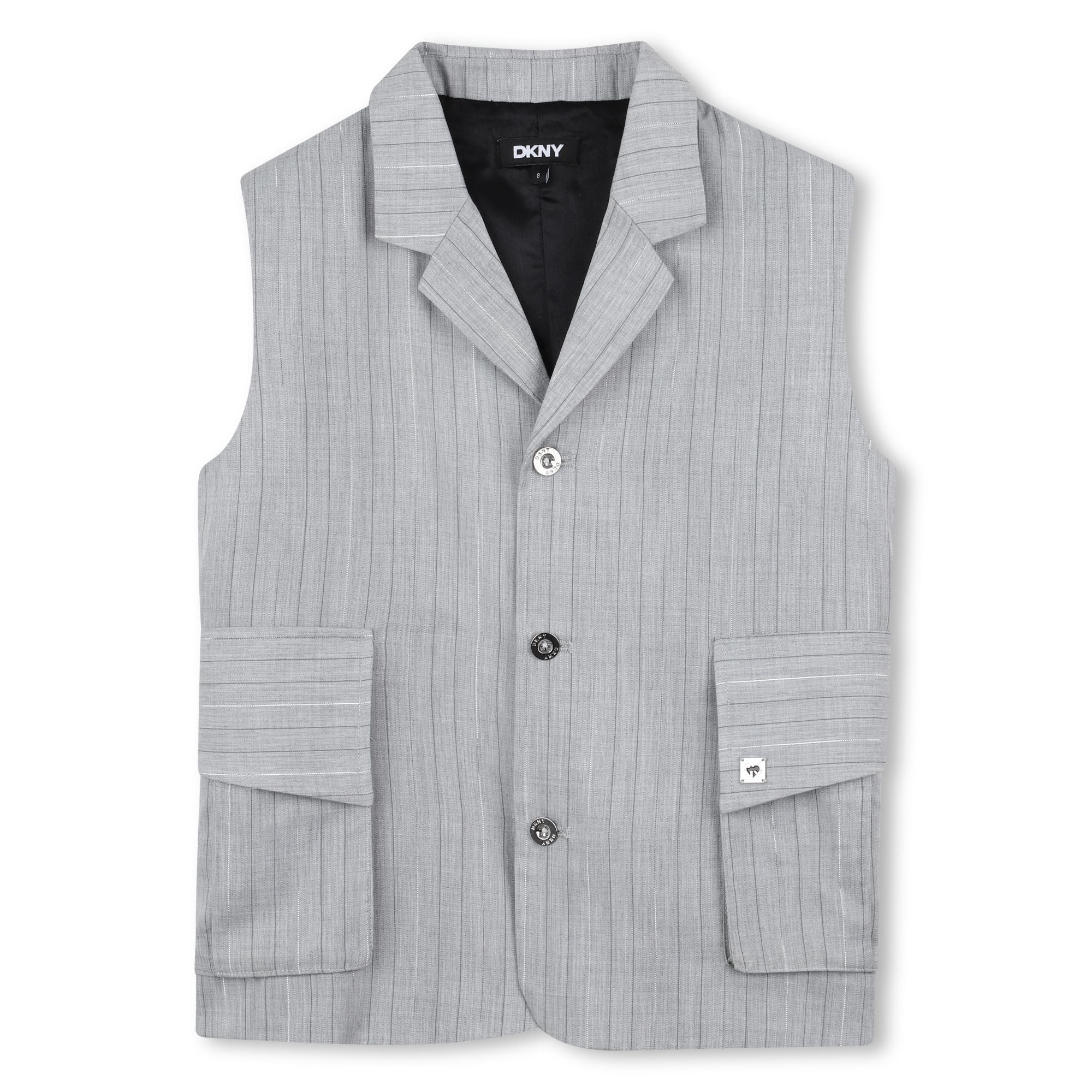 Dkny Jacket Sleeveless Grey