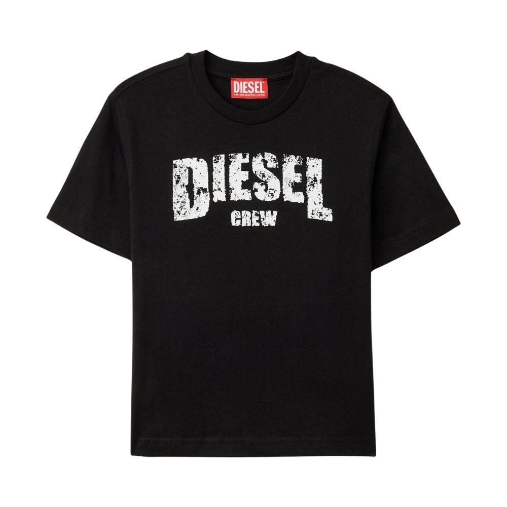 Diesel Tshirt Truin Over Black