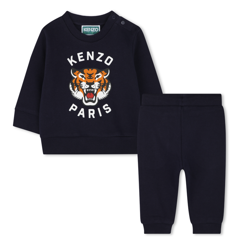 Kezo Trackset Tiger Logo Navy