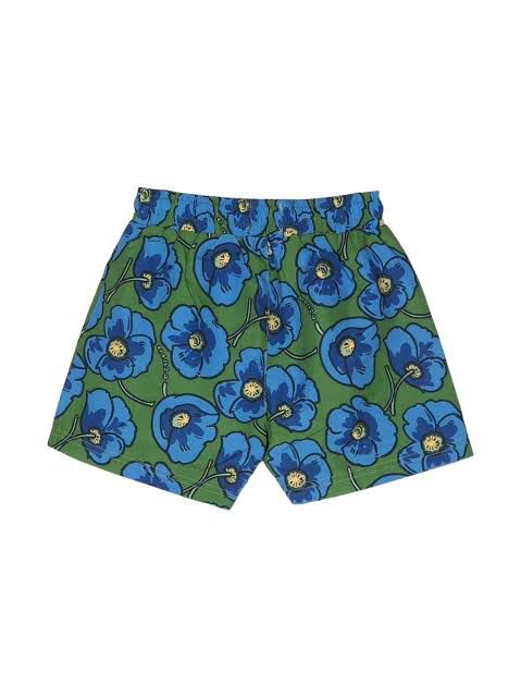 Kenzo Swim Shorts All Over Flower Blue & Green